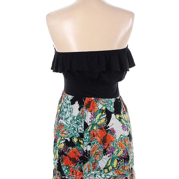 Derek Heart Strapless Floral Ruffle Tube Top – Women's Size Large - Picture 6 of 6